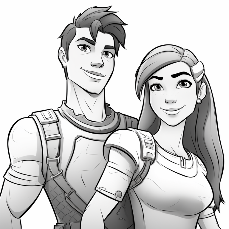 Omalovánky k vytisknutí Fortnite 84