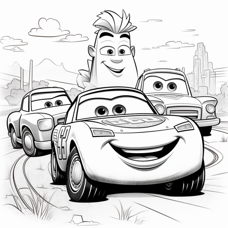 Omalovánky k vytištění Cars 114