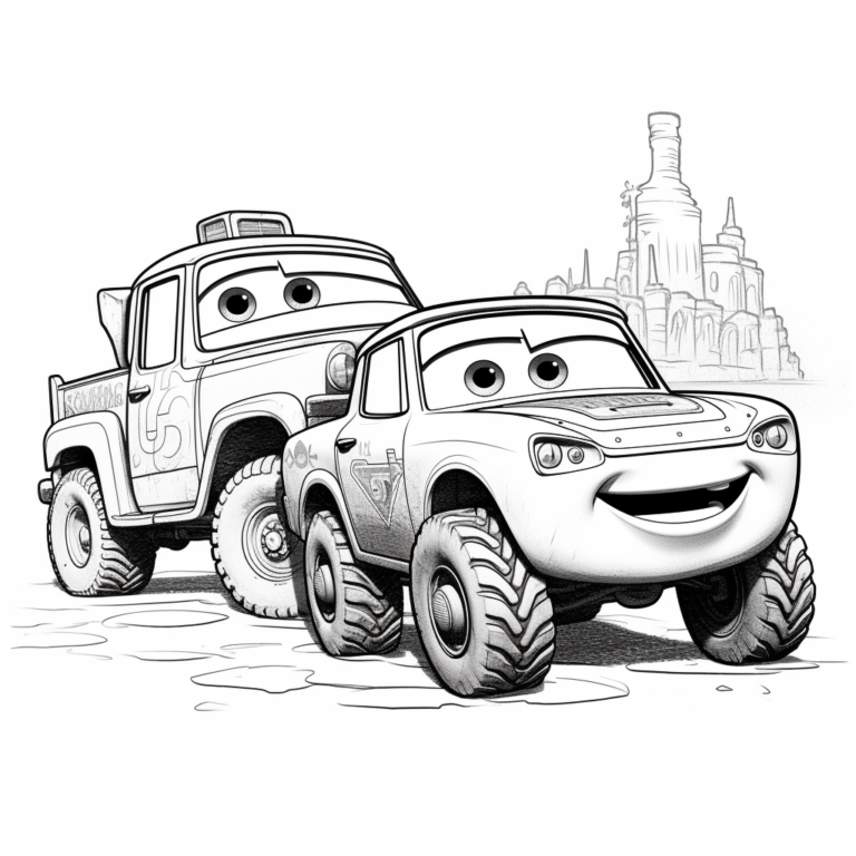 Omalovánky k vytištění Cars 30