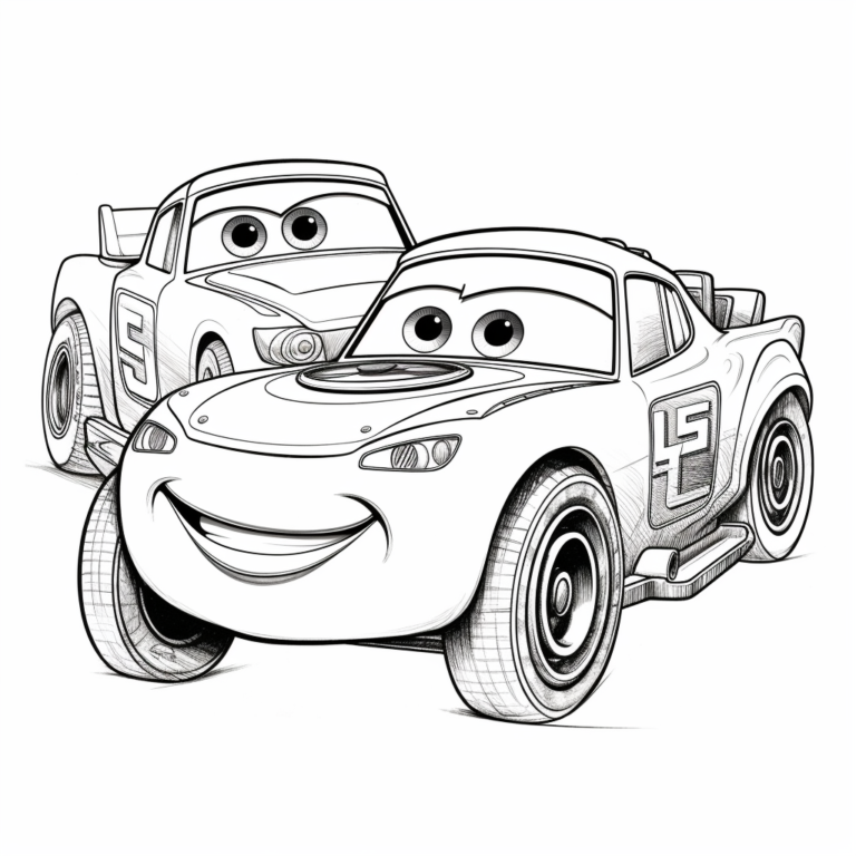 Omalovánky k vytištění Cars 31