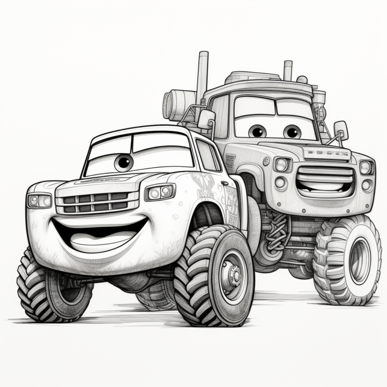 Omalovánky k vytištění Cars 32