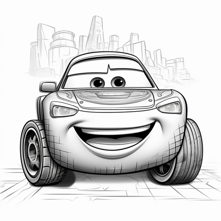 Omalovánky k vytištění Cars 38