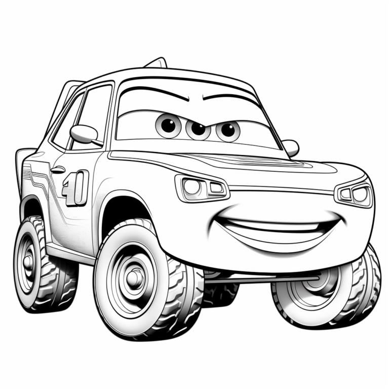 Omalovánky k vytištění Cars 51