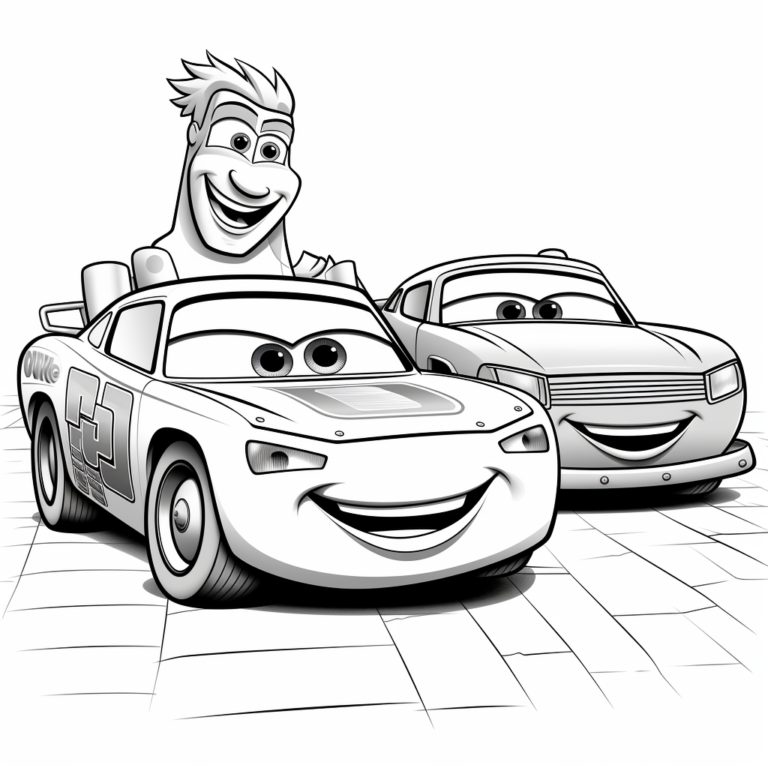 Omalovánky k vytištění Cars 82