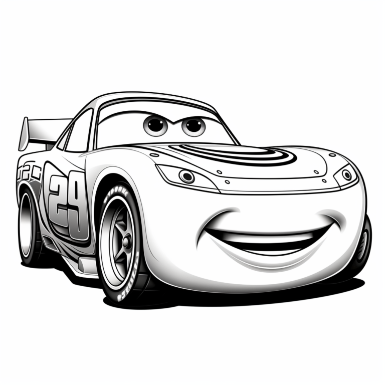 Omalovánky k vytištění Cars 93