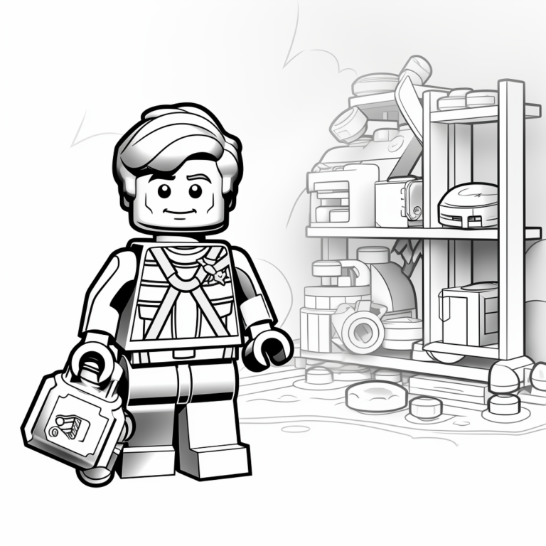 Omalovánky k vytištění LEGO 11