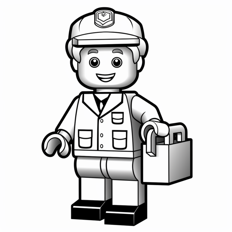 Omalovánky k vytištění LEGO 26
